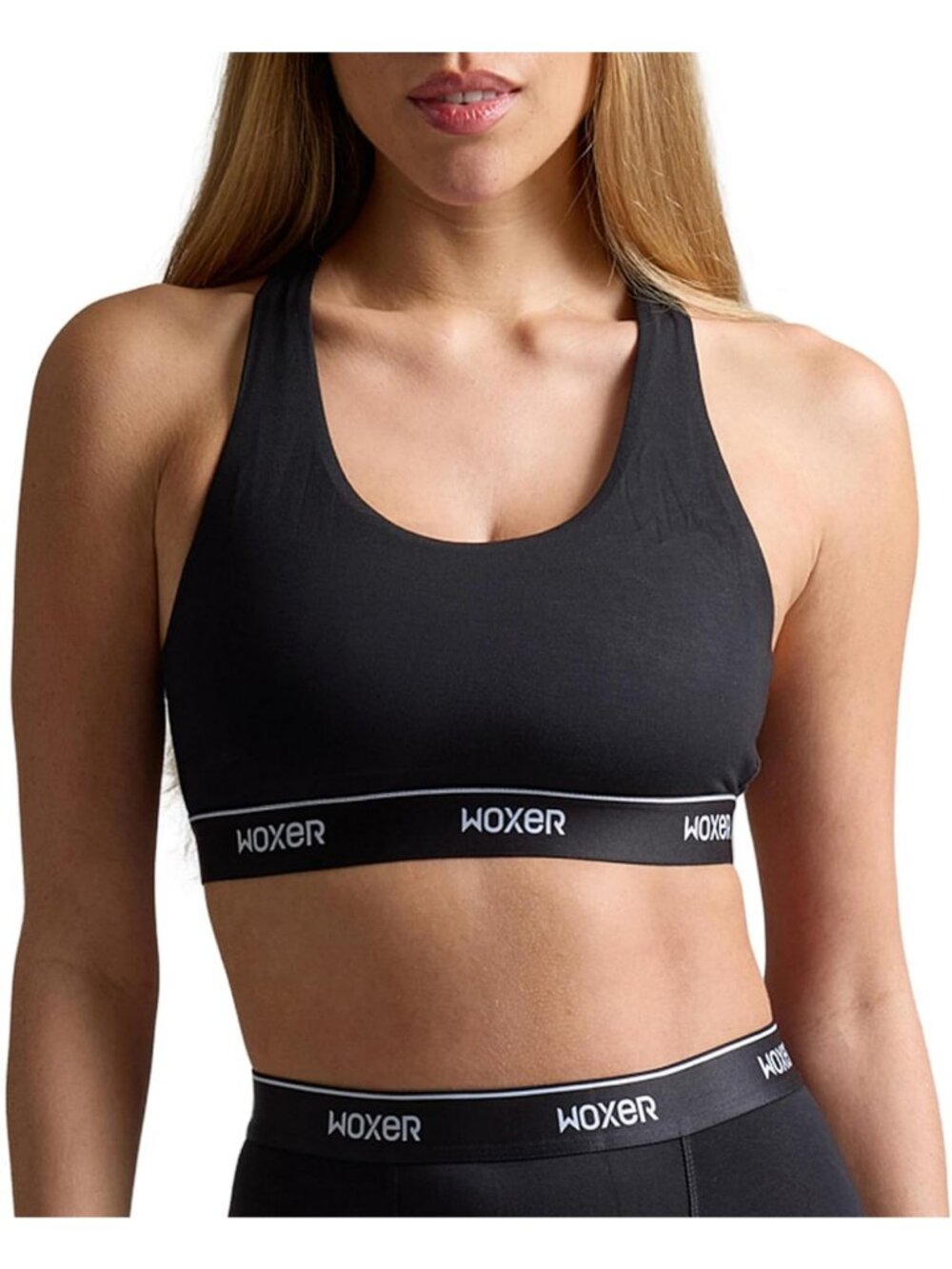 Wireless Seamless Racerback Bralette - Modal Sports Bra for Lounge & Sleep